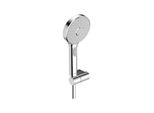 Hansa Schlauchbrausegar. Hansaactivejet Handbrause, 3-Strahlig, Hellgrau/Chrom (84380133)