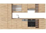 Vicco Cucina Componibile Fame-Line, 355 Cm , Pl Rovere, Quercia Dorata/Quercia Dorata