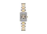 Quarzuhr Emporio Armani, Gold (Edelstahlfarben, Gelbgoldfarben, Schwarz), Armbanduhren, Damen, Quarzuhr, Armbanduhr, Damenuhr, Edelstahlarmband, Analog, Glassteine