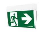Fischer Akku LED-Notleuchte FiSCHER 1U V5, 27 m erkennbar