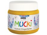 Kreul Vernice Scintillante Per Dita "Mucki"", Goldschatz, 150 Ml"
