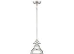 Lampada A Sospensione Emery Argento Quoizel QZ-EMERY-P-S-IS