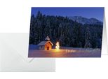 Sigel DS96 10 Sigel Weihnachtskarten Christmas Chapel Din A6
