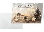 Sigel DS98 25 Sigel Weihnachtskarten Christmas Candle Din A6