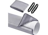Vevor Copertura Del Tubo Dell'aria Condizionata, Copertura Del Condotto Di Ventilazione Del Tubo Dell'aria Condizionata, Copertura Isolante Per Tubi Dell'aria Di Scarico Con Diametro Di 12,7 Cm E 15 Cm, Grigio