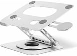Supporto Per Computer Portatile T'nb Iclick Metallo Moderno Ruotabile A 360 Gradi