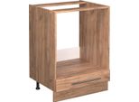 Vicco Mobile Per Forno Da Incasso Fame-Line, 60 Cm , Pl Marmo, Quercia Dorata/Quercia Dorata