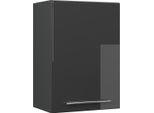 Vicco Pensile Da Cucina Fame-Line, 50 Cm, Antracite Lucido/Antracite
