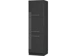 Vicco Mobile Per Forno Da Incasso Fame-Line, 60 Cm, Antracite Lucido/Antracite