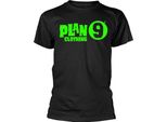 Plan 9 - T-Shirt Unisex Uomo/Donna, Stampa Posteriore PH4675 (Xxl) (Nero)