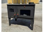 Kaminofen 6kW Alegra Holzofen mit Backfach Herdplatte Küchenherd Ofen Holz
