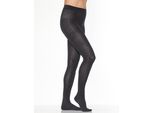 Thermostrumpfhose ROGO, Damen, Gr. 3/42, grau (anthrazit), 75% Baumwolle, 22% Polyamid, 3% Elasthan, Strumpfhosen
