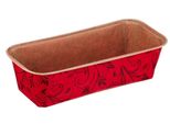 StäDter 903739 Papier-Backform, Rot, 21,5 X 9 Cm/H 6 Cm