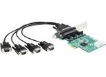 Delock Pci Express Card > 4 X Serial RS-232 - Serieller Adapter - Pcie - RS-232 X 4 (89335)