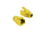 Spina RJ45 Logilink Con Manicotto Antipiega Giallo 8,0 Mm (50 Pezzi)