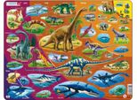 Larsen Puzzle Animali Natura Storico, 85 Pezzi.
