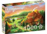 Enjoy Puzzle Casa Di Campagna Al Tramonto 1000 Pezzi
