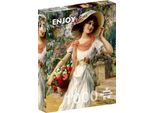 Enjoy Puzzle Emile Vernon: Giardino Fiorito 1000 Pezzi