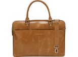 DBRAMANTE1928, Borsa Per Laptop Da 16 Pollici, Collezione Rosenborg 2A Generazione, Marrone Chiaro
