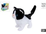 Portami A Casa Gatto Interattivo Che Corre Nero Bianco, 15,5 Cm