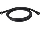 Tubo Doccia Da Bagno, Nero, Pvc, 150 Cm, 1/2 Filettatura