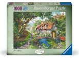 Puzzle 1000 Strada Tra Una Collina Di Fiori