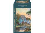 Schmidt Spiele Puzzle In Legno Thomas Kinkade Studios: Am Alten MüHlenbach (1000 Pezzi) - Schmidt Spiele 59797 - (Numero Di Pezzi / Fino A 2.000 Pezzi)