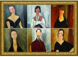 Grafika Puzzle Collage Modigliani - Puzzle D'arte Da 500 Pezzi