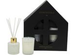Set Regalo Countryfield Spa Candela Profumata E Bastoncini Profumati Bianchi