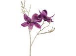 Countryfield Fiore Artificiale Magnolia Decorazione Rosa Oro 84Cm