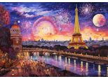 Puzzle Dell'uccellino Azzurro Paesaggio In Puntinismo - 1000 Teile Kunst