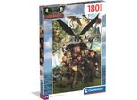 Clementoni Puzzle 180 Super Color Dragon Trainer 29793