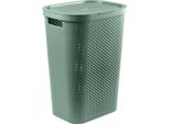 Scatola Per Biancheria Curver Infinity Dots 60L Verde - Plastica Riciclata