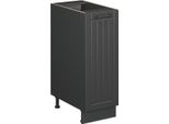 Vicco Armadio Cucina Dispensa Alto Fame-Line, 30 Cm , Pl Antracite, Grigio Scuro/Antracite