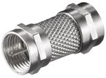Goobay F Verbinder Aus Zink (Bulk)