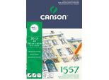 Canson C204127415 Blocco Carta Da Disegno Canson 1557, Din A3, 180 G/M², 30 Fogli