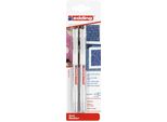Edding 2185 Gel Roller Bianco (Confezione Blister Da 2)