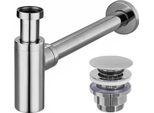 Sifone Per Lavabo Klik-Klak Universale Chrome