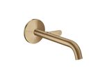 Hansgrohe Fertigmontageset Axor One Up-Waschtisch-Einhebelmischer, Ausl. 220Mm, Brushed Bronze (48112140)