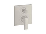 Hansgrohe Fertigmontageset Axor Citterio Up-Wannen-Einhebelmischer, M Hebel, Edelstahl-Optik (39455800)