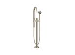 Hansgrohe Wannen-Einhebelmischer Axor One Ausl. 220Mm, Bodensteh., Brushed Nickel (48440820)