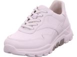 Gabor Comfort 86986-50 Rollingsoft Scarpa Da Ginnastica Da Donna, Pelle, Bianco, Nuovo - Scarpe Da Donna, Scarpe Comode Stringate, Bianco, Pelle/Tessuto (Toledo Dritan)