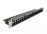 Delock 19"Keystone Patchpanel 24Port Schwarz"