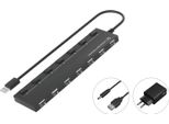 Conceptronic Usb-Hub 7-Port 2.0 ->7X2.0 480Mbps M.Netz. Sw