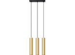Lampada A Sospensione Bellix 3 GU10 Oro Lucido Lumilo
