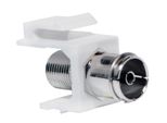 Connettore Logilink Keystone Da Presa Iec A Presa Tipo F 75 Ohm Bianco (1 Confezione Morbida)