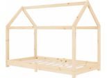 Vidaxl Struttura Letto Per Bambini In Pino Massiccio 70 X 140 Cm