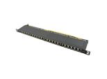 Logilink 19" Patch Panel Installazione Cat 6A Stp 24 Porte 0,5 U Nero (Confezione Da 1)"