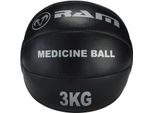 Palla Medica - Palla Da Crossfit - Palla Medica - Pelle Nera - 10 Kg