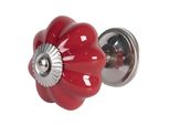 Pomolo Per Porta Clayre & Eef Ø 4 Cm Rosso